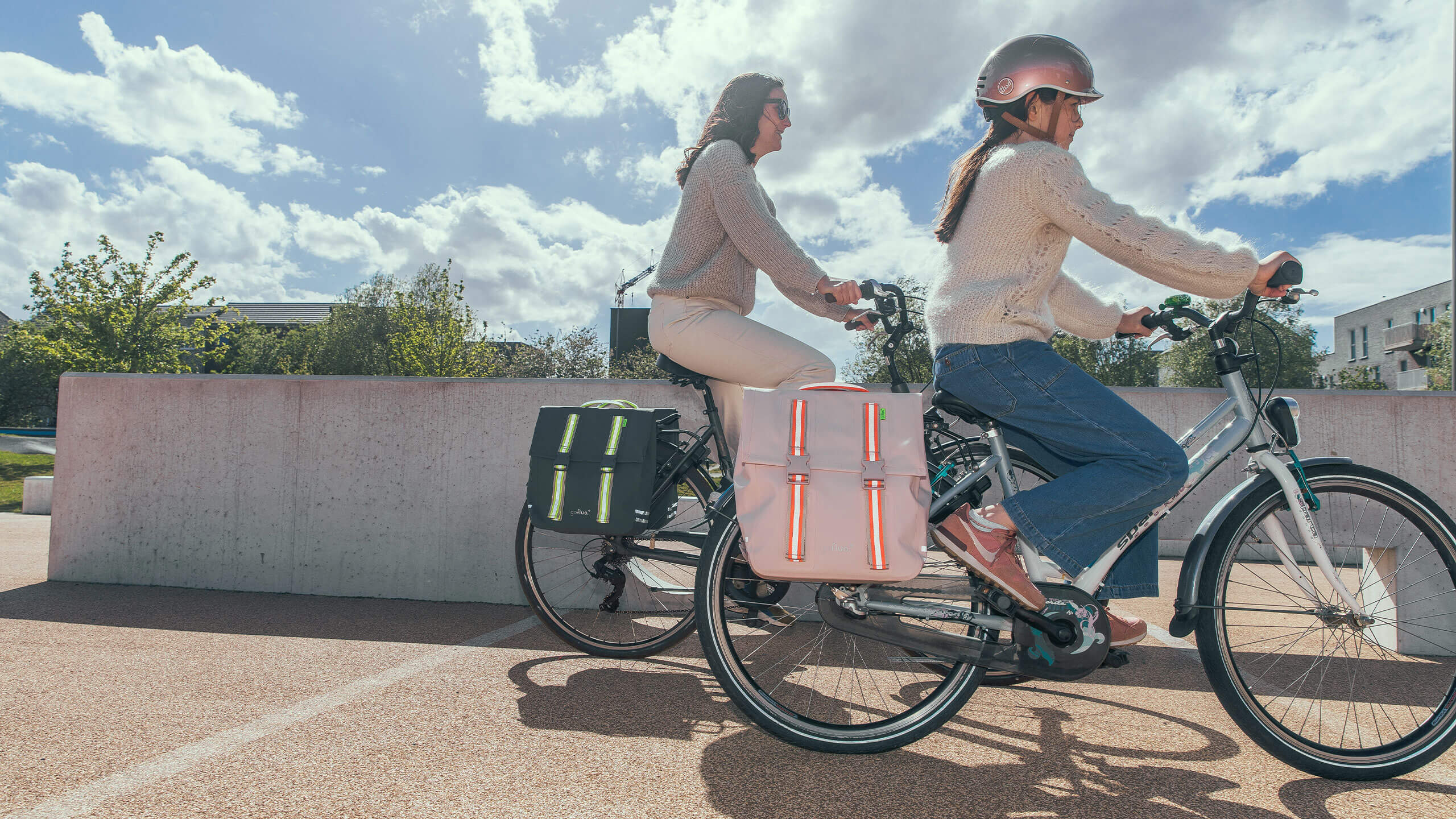 audit Kort leven beweeglijkheid Sig Dubbele fietstas met handig klik-systeem - gofluo