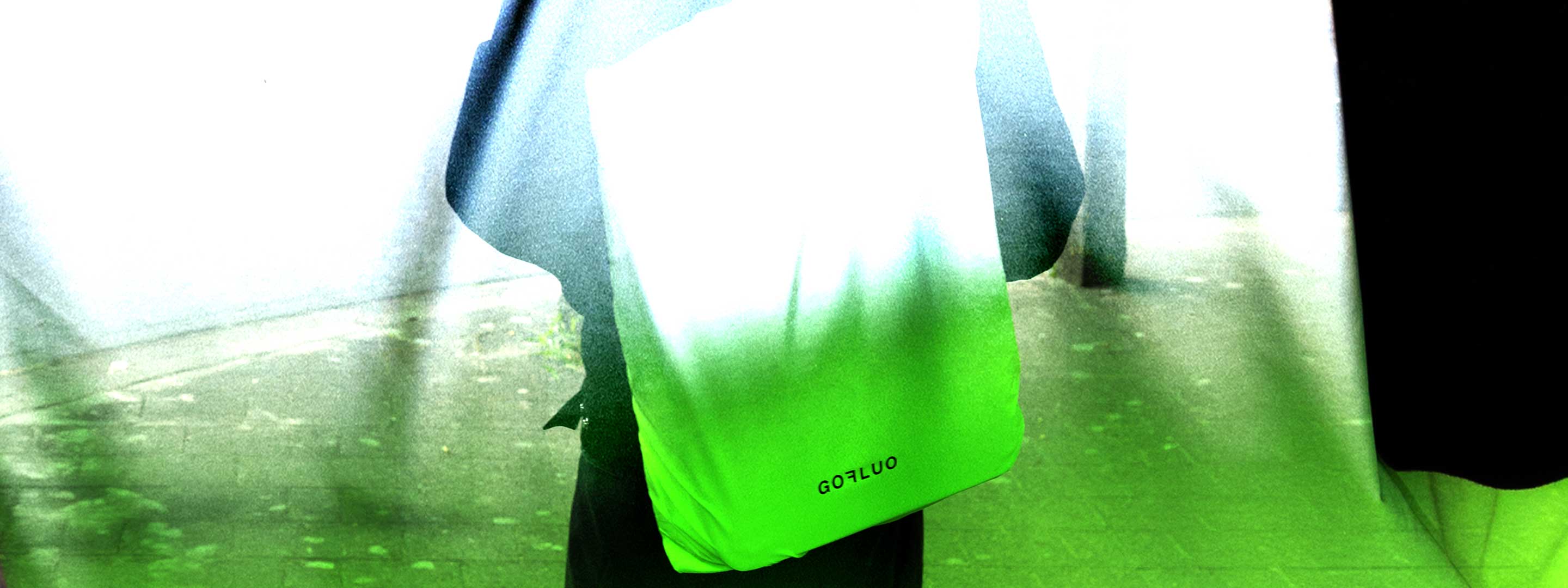 Lot De 2 Housses De Pluie Réfléchissantes Pour Sac à Dos – Imperméable Élastique Avec Bandes 360° Visibilité Nuit, Tailles S & M (Noir + Vert Fluo)