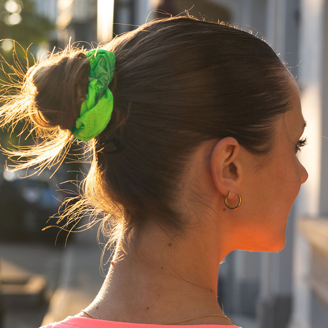 Scrunchie | Green reflective