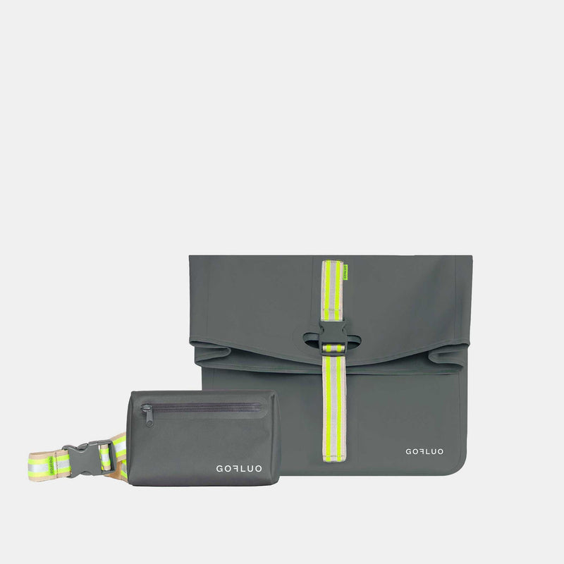 the "grey bike bags" set