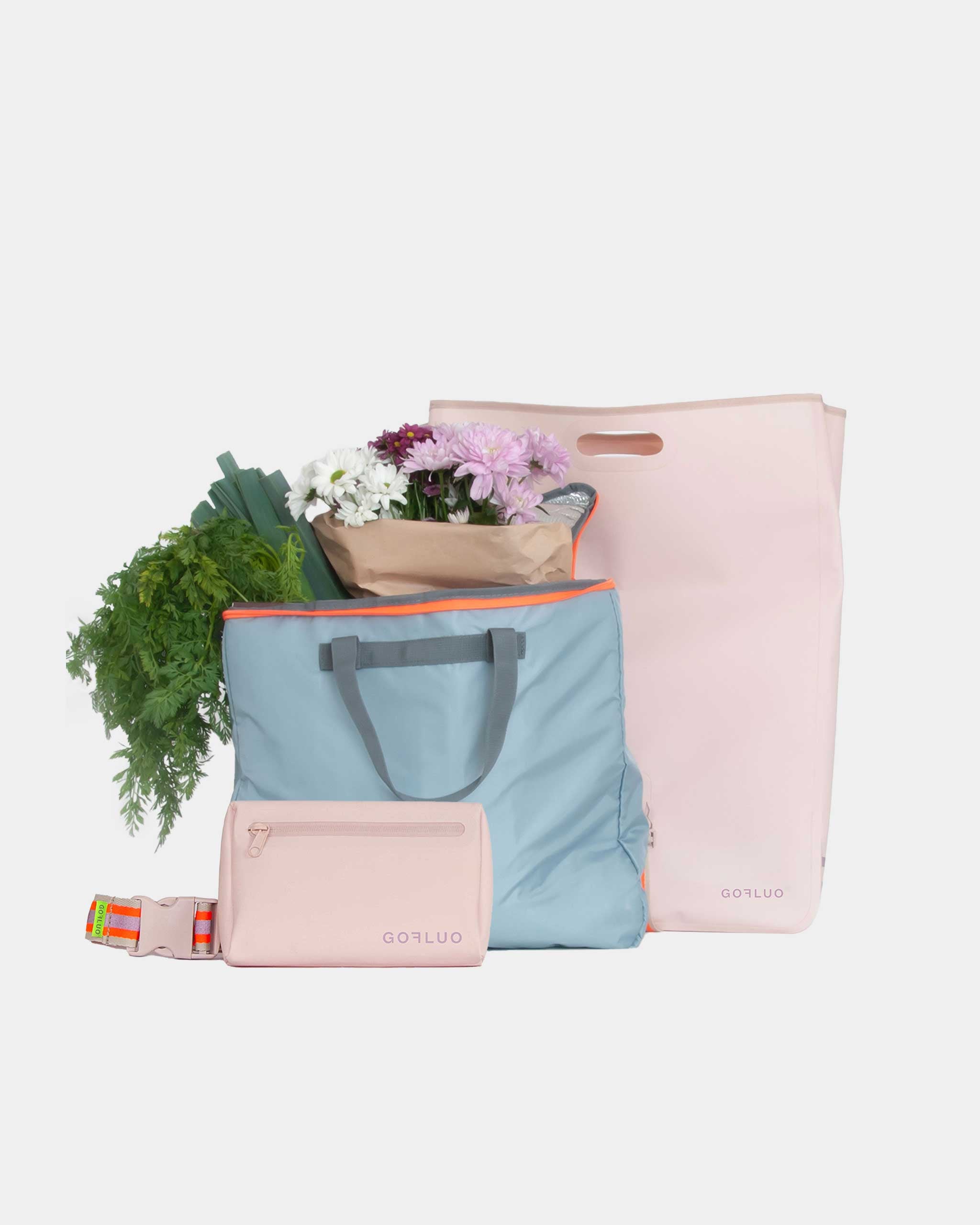 the "pink bike bags" set