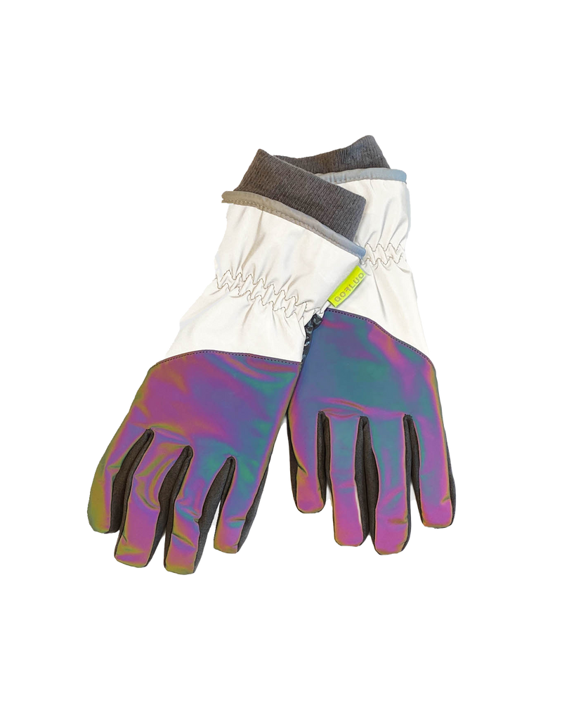 Stella | grau reflektierend galaxy handschuhe