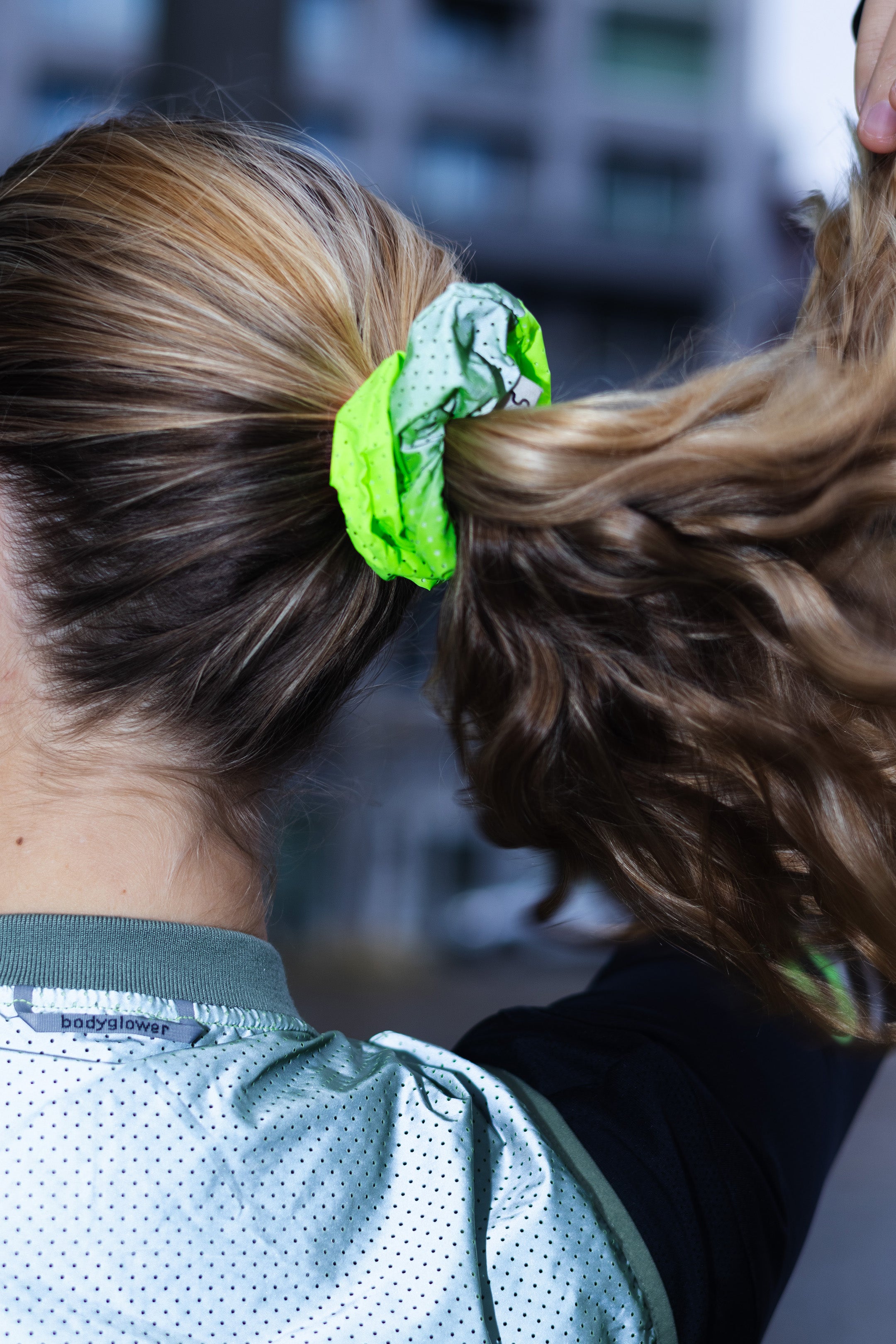 Scrunchie | Green reflective