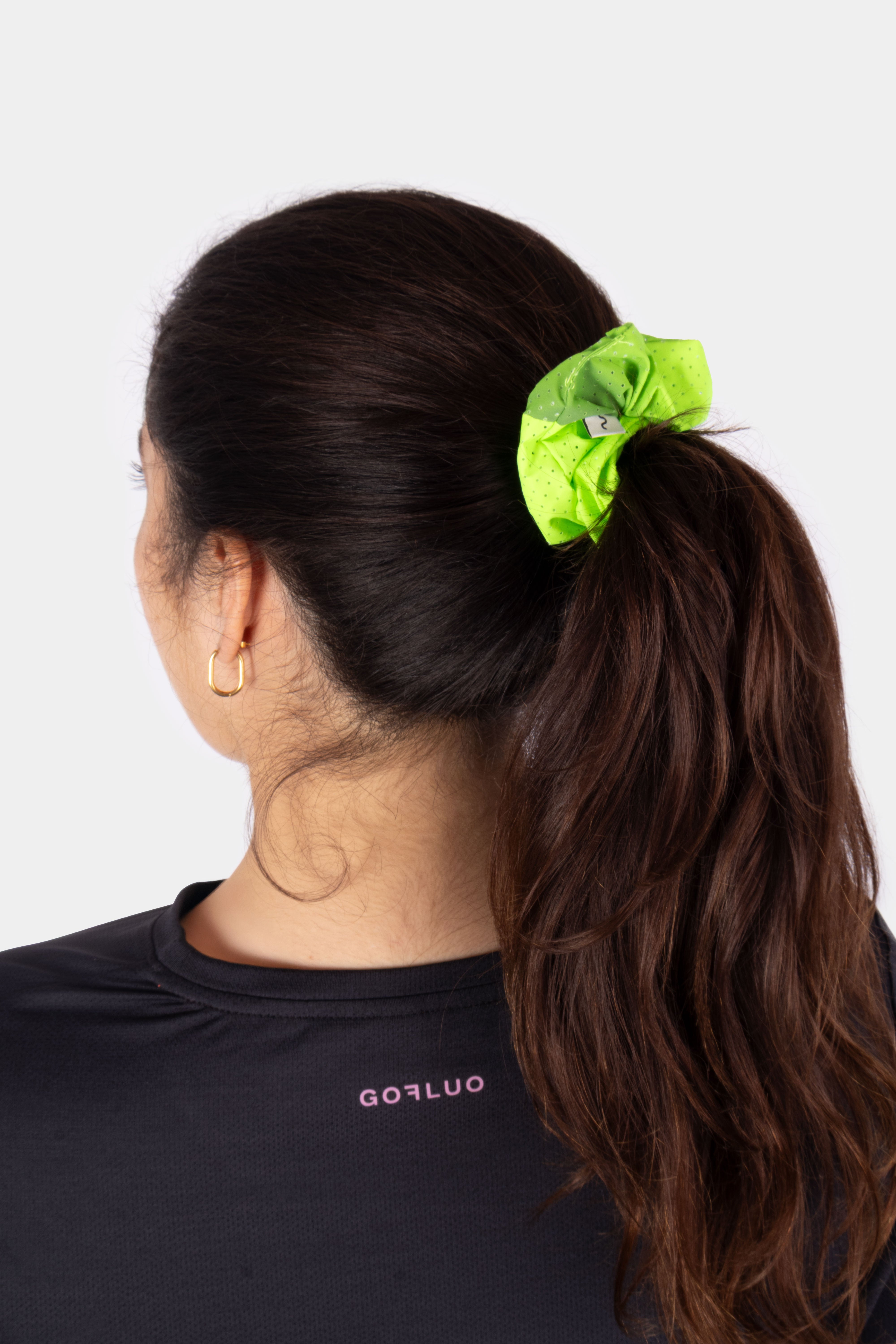 Scrunchie | Green reflective