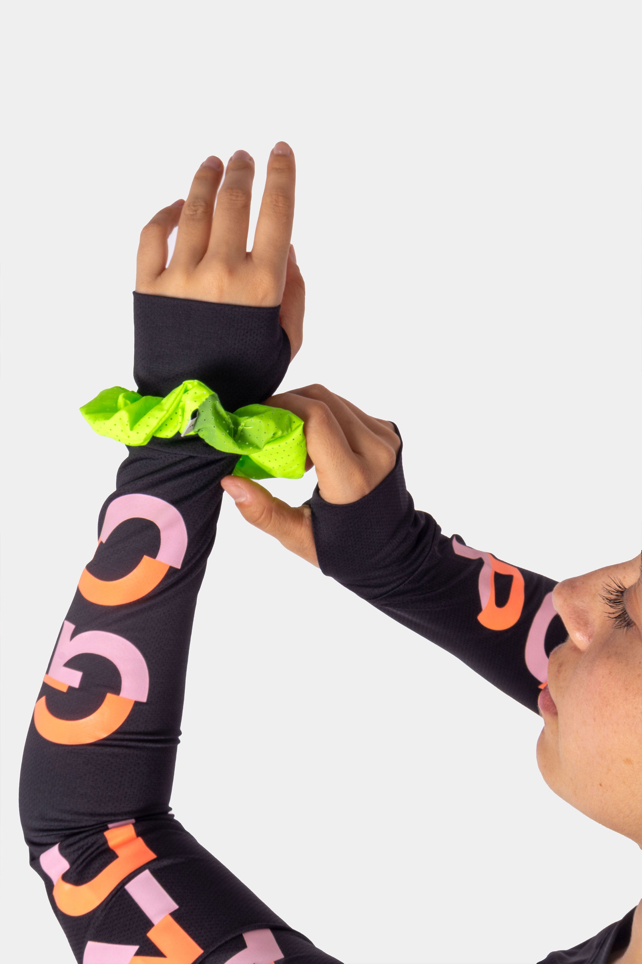 Scrunchie | Green reflective