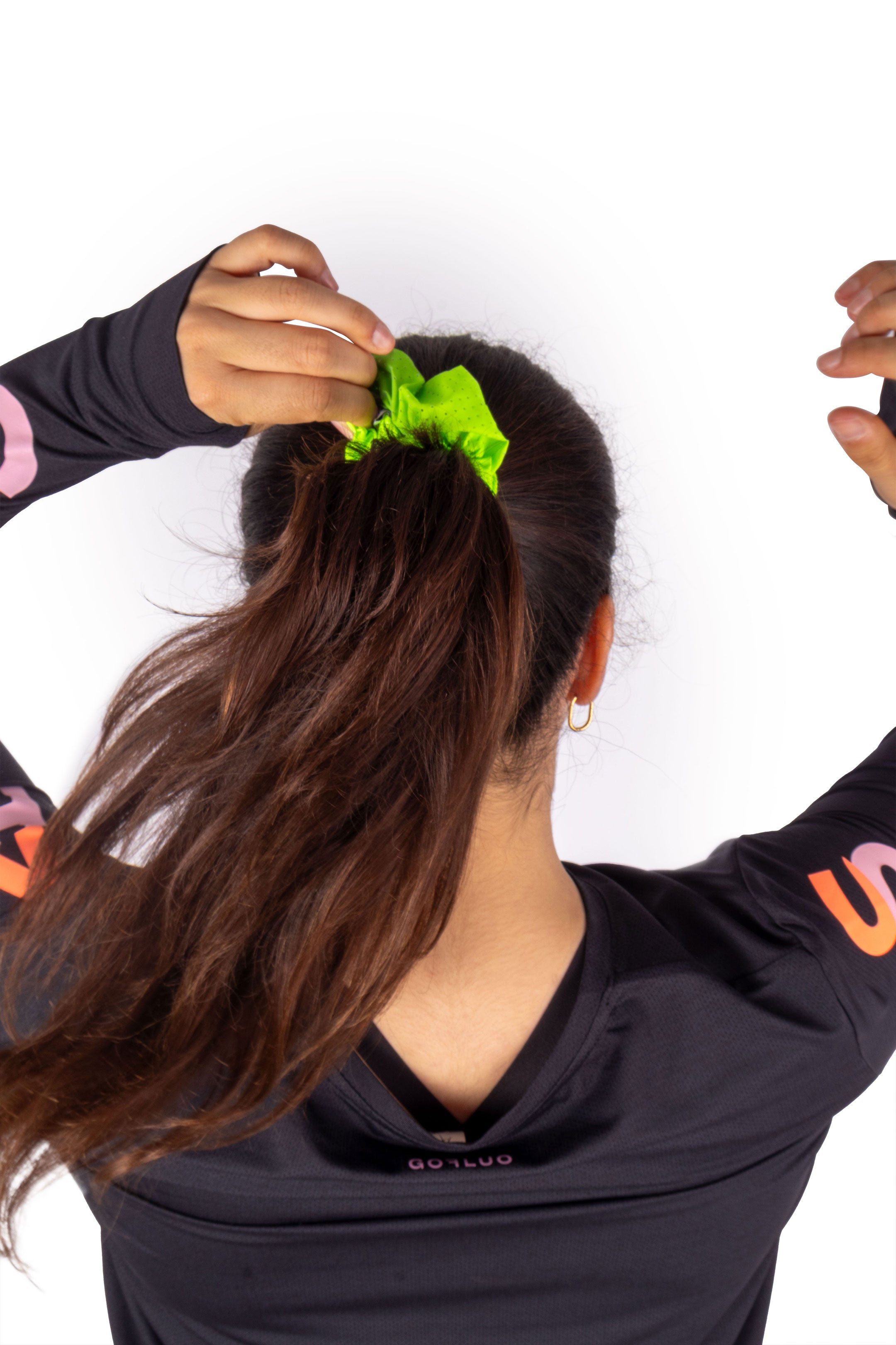 Scrunchie | Green reflective