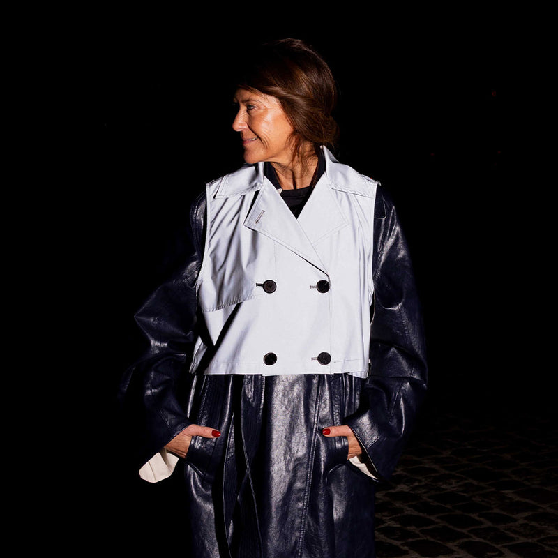 Trench 2.0 | Grey reflective